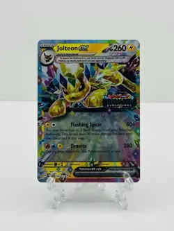 🔥Pokemon TCG-Jolteon EX-030/131-Stamped Prismatic Evolutions Promo-M/NM!🔥 - Image 1