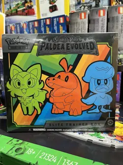 Pokemon TCG Scarlet & Violet Paldea Evolved Elite Trainer Box ETB New Rare 2023 - Image 1