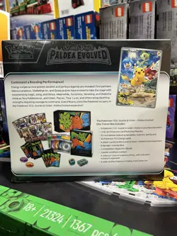 Pokemon TCG Scarlet & Violet Paldea Evolved Elite Trainer Box ETB New Rare 2023 - Image 2