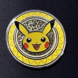 Pokemon XY Premium Collection Metal Pikachu Coin (Official 2017 Release) - Image 1