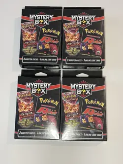 Lot of 4 Pokemon TCG Box Walmart Team Rocket Chase Pack Xy Vivid Box New - Image 1