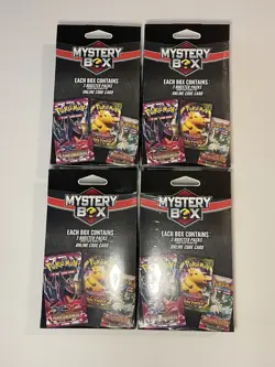 Lot of 4 Pokemon TCG Box Walmart Team Rocket Chase Pack Xy Vivid Box New - Image 3