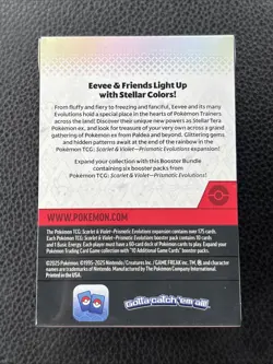 Pokemon TCG Scarlet & Violet Prismatic Evolutions Booster 6 Packs Factory Sealed - Image 2