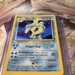 Pokemon TCG Gyarados Base Set 6/102 Holo Unlimited Holo Rare NM/LP - Image 2