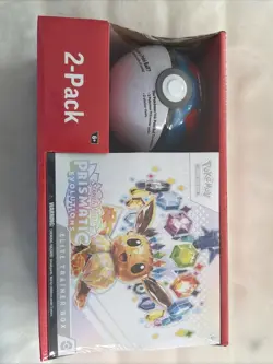 Pokemon TCG Prismatic Evolutions ETB Pokeball Sams Club Bundle PokeBall NIB - Image 1
