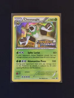 Pokemon Chesnaught XY68 Prerelease Staff Promo - Image 1