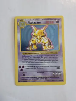Alakazam Holo Rare Pokemon 1999 Base Set 1/102 NM-MT Cond **SEE PICS** 🔮🔮🔮 - Image 1