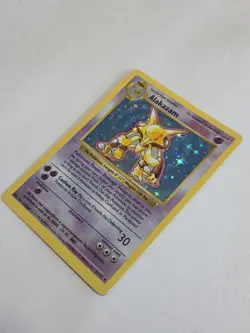 Alakazam Holo Rare Pokemon 1999 Base Set 1/102 NM-MT Cond **SEE PICS** 🔮🔮🔮 - Image 3