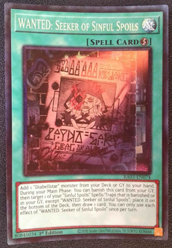 Yugioh! WANTED: Seeker of Sinful Spoils - RA03-EN074 - Prismatic Collector's Rar - Image 1