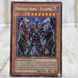 Yugioh - Destiny HERO - Plasma CT04-EN003 2007 Limited Edition Secret Rare - Image 1