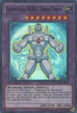 Elemental HERO Terra Firma - LCGX-EN075 - Super Rare - Unlimited Edition PL/MP Y - Image 1