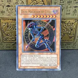 Yugioh Dark Magician of Chaos IOC-065 Ultra Rare Original Print LP - Image 1