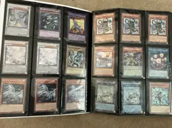 Yugioh Binder Collection w/ Hand Traps, Staples, Blue-Eyes + more - Image 1