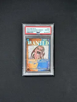 One Piece OP03 Pillars of Strength Wanted Luffy, Kaido, Doflamingo SP PSA 10 - Image 2