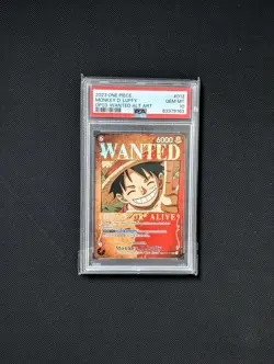 One Piece OP03 Pillars of Strength Wanted Luffy, Kaido, Doflamingo SP PSA 10 - Image 4