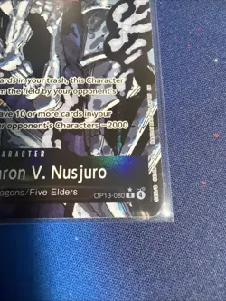 St. Ethanbaron V. Nusjuro (Alternate Art) OP13-080 Carrying On His Will Foil - Image 2