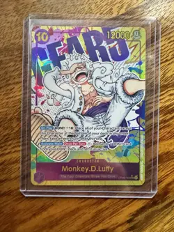 One Piece TCG Monkey.D.Luffy Alternate Art OP05-119 NM - Image 1