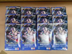 Sealed One Piece The Azure Sea’s Seven OP-14 Sleeved Booster Pack Lot Of 12 TCG - Image 2