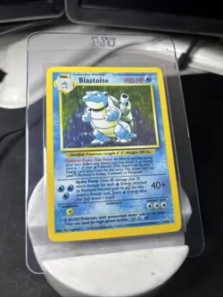 1999 Blastoise Holo Rare WOTC Pokemon Card TCG 2/102 Base Set, LP/MP Condition - Image 1