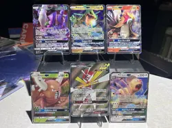 🔥Full Art GX Pokemon Card Lot Darkrai Rayquaza Entei Pinsir Persian Kart⚡ - Image 1