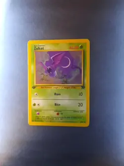 Pokemon Card Team Rocket 1st Edition Regular Finish Zubat 70/82 - Image 3