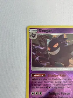 Pokemon TCG Gengar Unbroken Bonds Card 70/214 Reverse Holo Foil LP Condition - Image 3