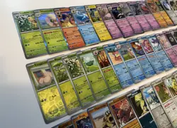 Pokemon Prismatic Bulk Card Lot of 129 - No Duplicates- 15 Holo, 39 Reverse Holo - Image 2
