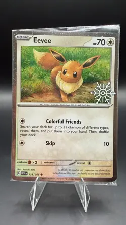 Eevee (Holiday Calendar) 133/165 Holo - Sealed - Pokemon TCG Misc. Cards - Image 1