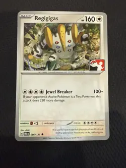 Regigigas - Uncommon Prize Pack Series Cards 086/131 NM - Image 1