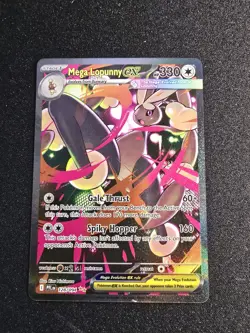 Mega Lopunny EX SIR 128/094 Me02: Phantasmal Flames Pokemon Card LP Light Played - Image 1