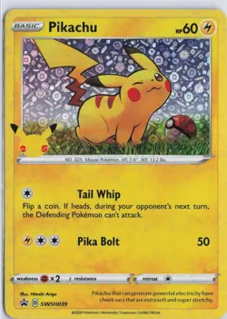 Pikachu - (General Mills) SWSH039 Miscellaneous Cards & Products Promo NM - Image 1