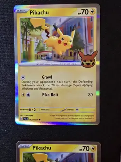 HUGE Pokemon TCG Pikachu LOT! 8 cards all in Near Mint condition. - Image 5