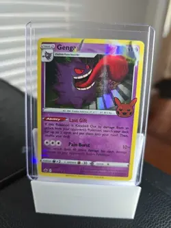 Gengar 057/198 2022 Trick or Trade Holo Stamped Pokemon Card LP - Image 1