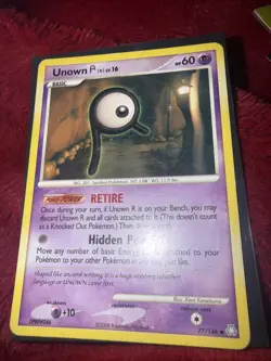 Pokemon TCG Unown R Legends Awakened Card 77/146 Regular Uncommon - Image 1