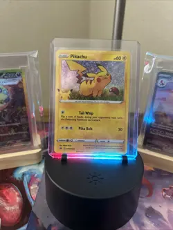 Pokemon TCG Pikachu SWSH039 Sword & Shield Black Star Holo Promo Card - Image 1