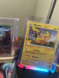 Pokemon TCG Pikachu SWSH039 Sword & Shield Black Star Holo Promo Card - Image 2