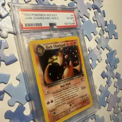 Pokemon Dark Charizard Holo Card 4/82 Team Rocket, PSA 6 - Image 3