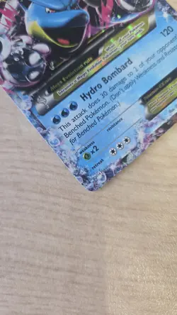 Pokemon TCG Mega M Blastoise EX Holo Card 30/146 Ultra Rare 2016 XY Game Set - Image 4