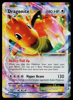 Pokemon Card - Dragonite EX XY Evolutions 72/108 Ultra Rare - Image 1