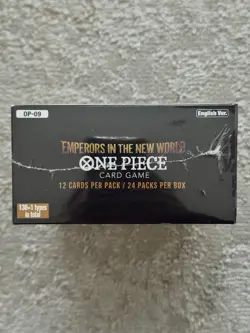 One Piece Card Game TCG Booster Box Op-09 Emperors In The New World - SEALED - Image 3