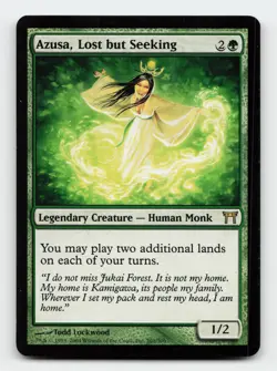 Azusa, Lost but Seeking Champions of Kamigawa Magic The Gathering Card - Image 1