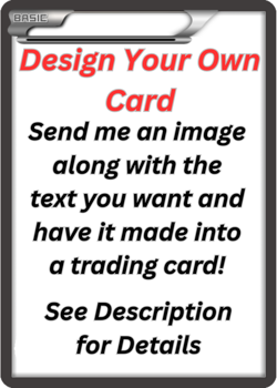Design your Own Card - Create Custom DIY Fan Art Cards - Regular Finish - Image 1