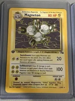 Zapdos Magneton Vintage Holos All Great Condition Pokemon Card First Edition - Image 2