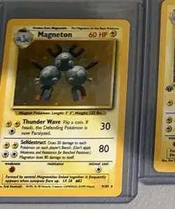 Zapdos Magneton Vintage Holos All Great Condition Pokemon Card First Edition - Image 3