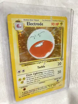 Electrode 2/64 Holo Rare Jungle Set Edition Pokemon Card 1999 WOTC WORN FADED - Image 5