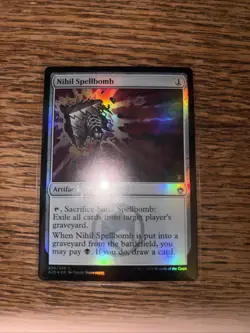 Nihil Spellbomb Foil Light Play, English Masters 25 MTG Magic Card - Image 1