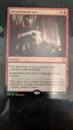 Blasphemous Act Commander Legends Foil magic Card - Image 1