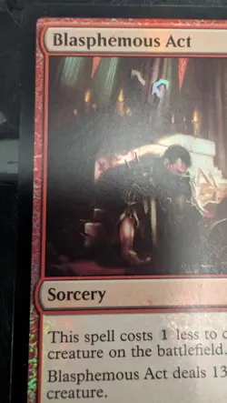 Blasphemous Act Commander Legends Foil magic Card - Image 2