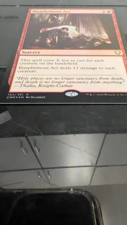 Blasphemous Act Commander Legends Foil magic Card - Image 4