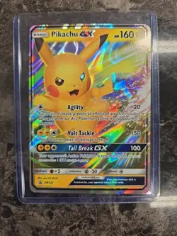 Pokemon Pikachu TCG GX Black Star Promo Card SM232 - Image 1